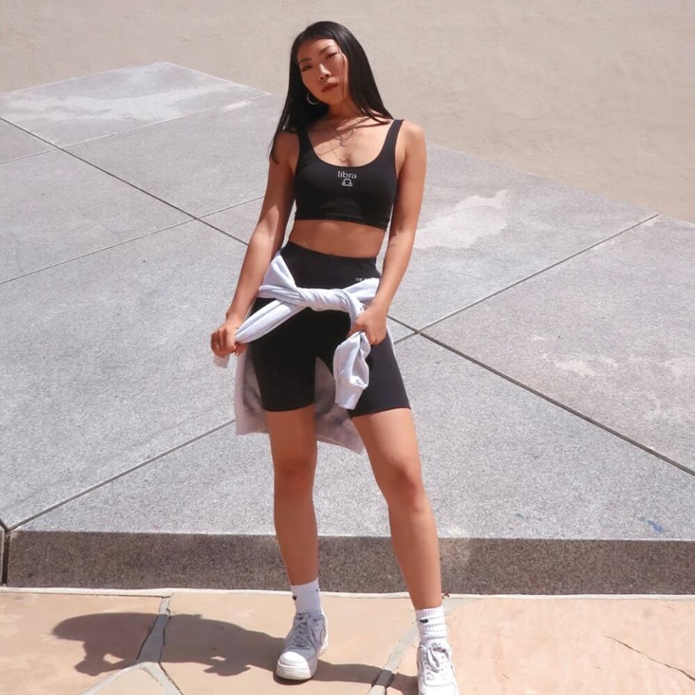 The Mantra Collective "Aries" Zodiac Crop Top
